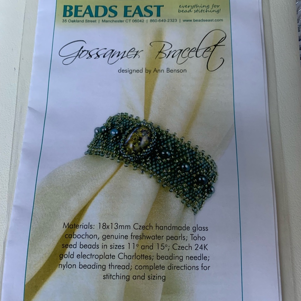 Beading Bracelet “Gossamer” Kit by Beads East